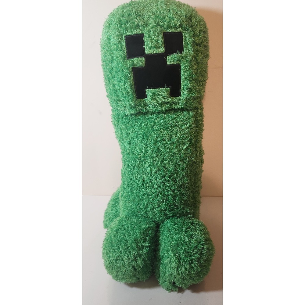 Minecraft Creeper Plush 19 Inchβ Shaggy Green Stuffed Animal Toy Video Game Mob